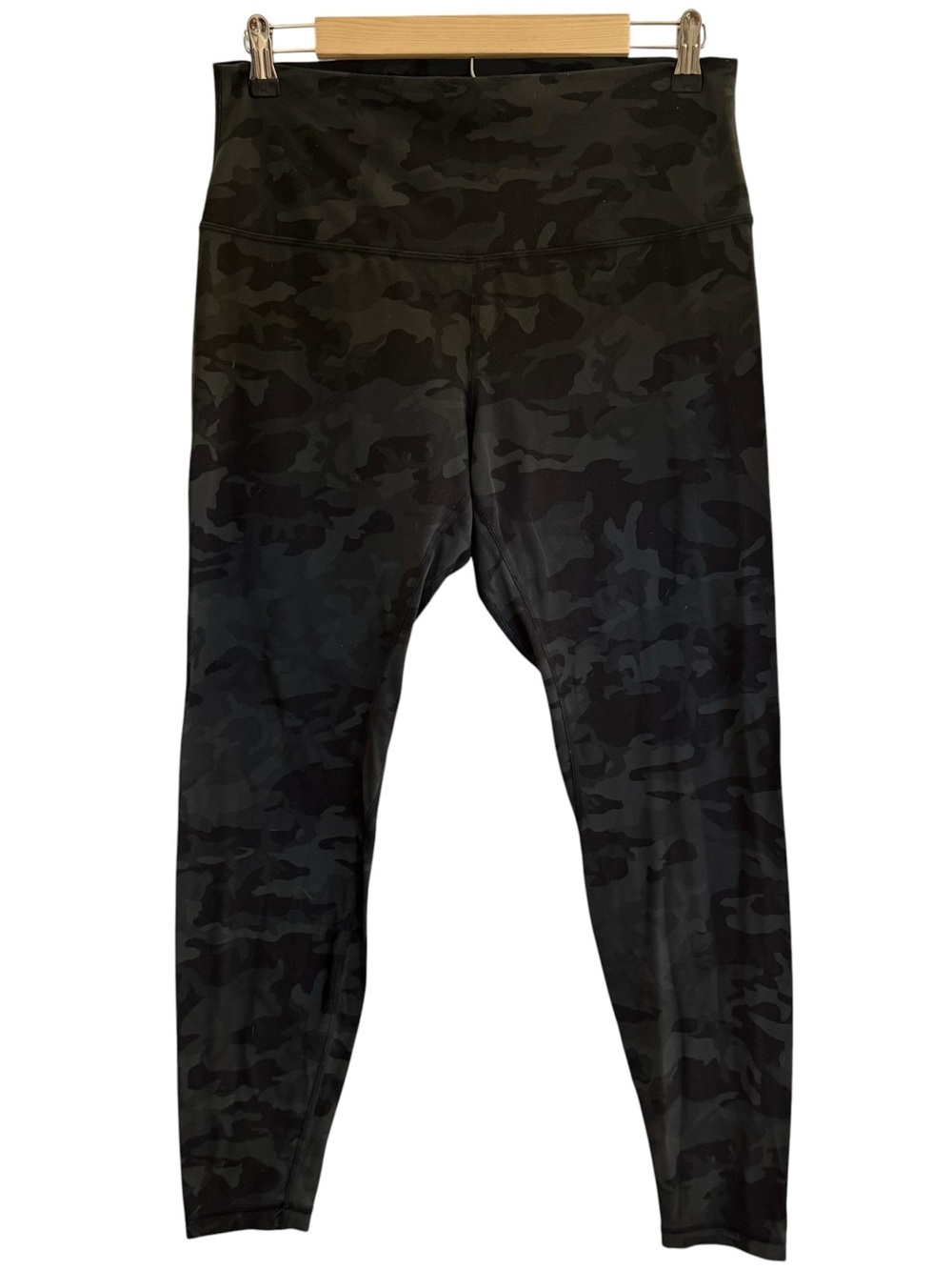 Lululemon Align Leggings Womens 12 Black Camo High Rise Ankle Yoga Pants